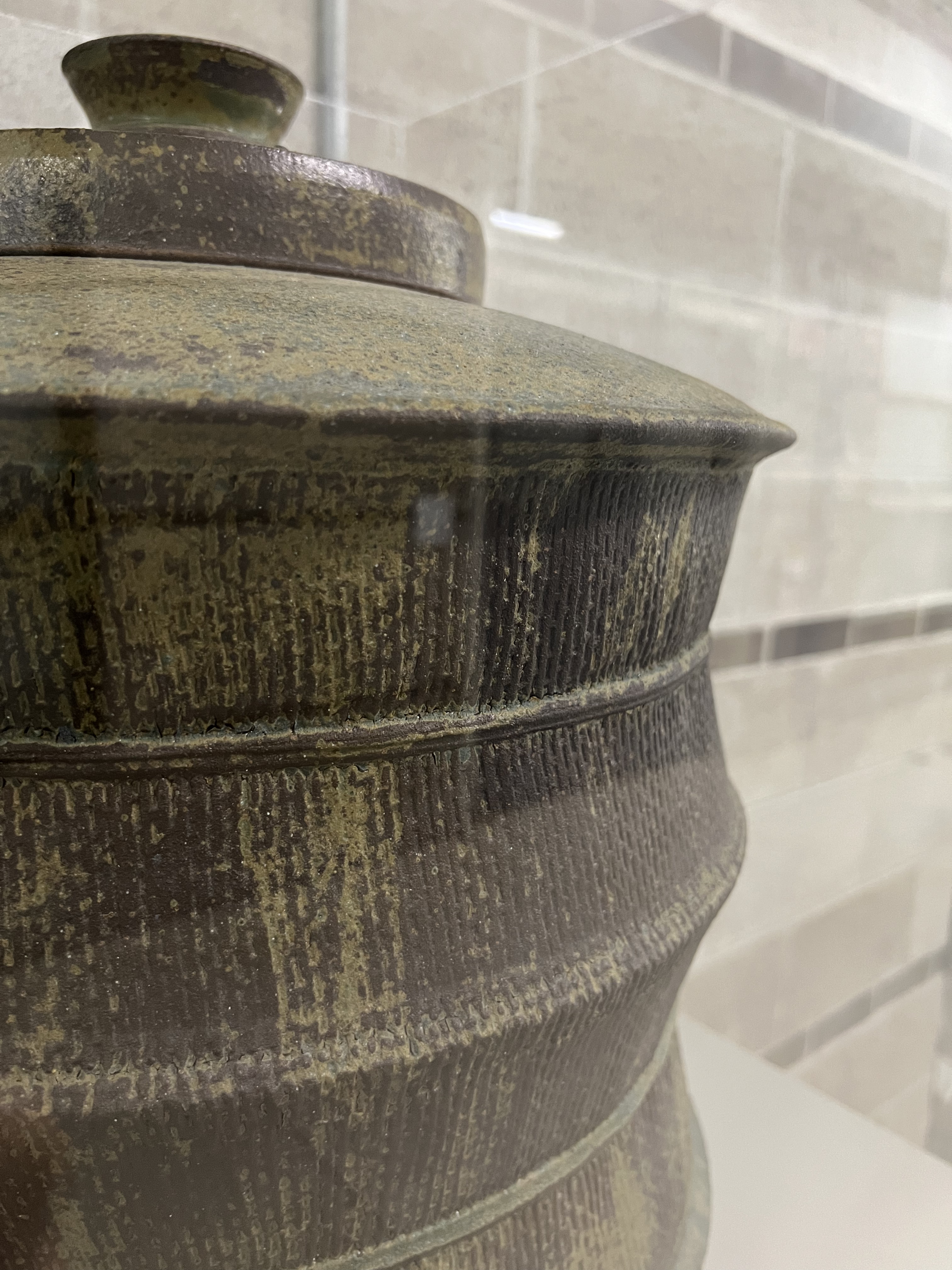 stoneware clay, salt fired